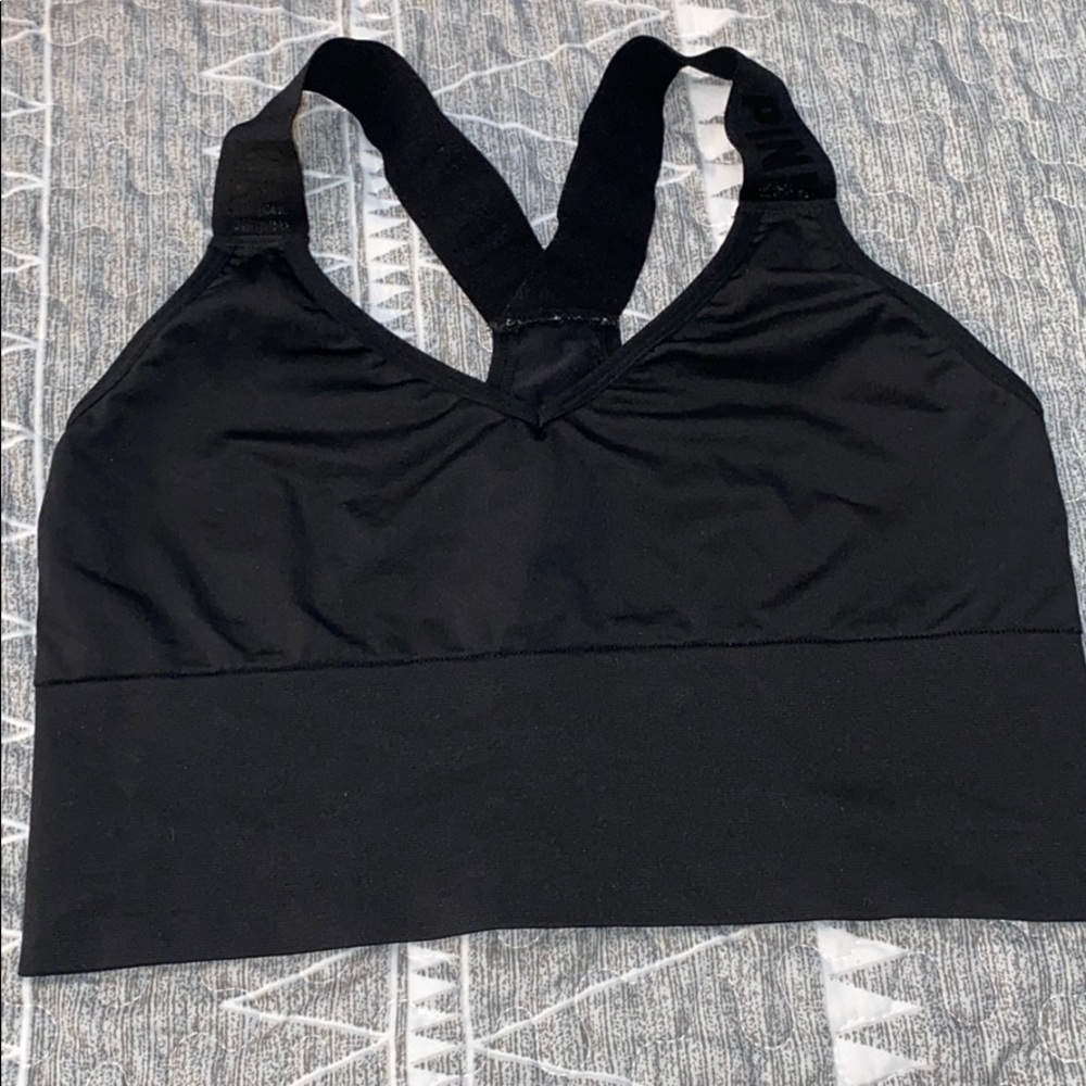 PINK longline sports bra